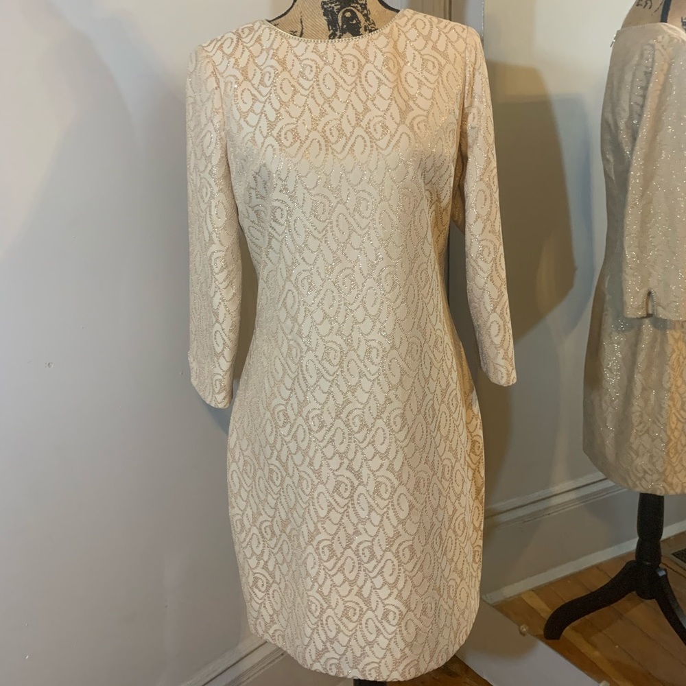 BELLE BY BADGLEY MISCHKA Lace Sheath Dress